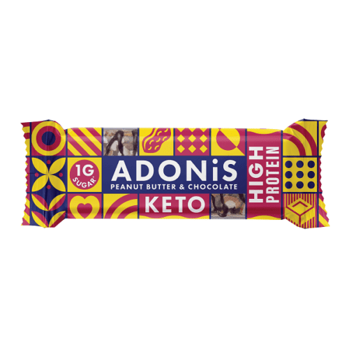 Adonis Peanut Butter and Chocolate Keto Protein Bar