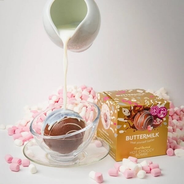 Buttermilk Hot Choccy Bombe