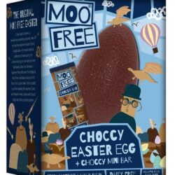 Moo Free Choccy Easter Egg with Bar