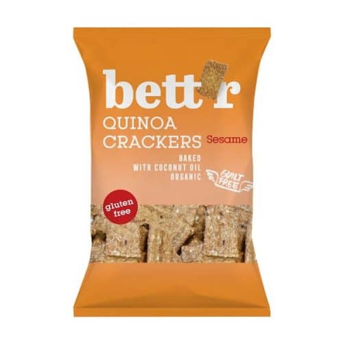 Bett'r Quinoa Crackers Sesame