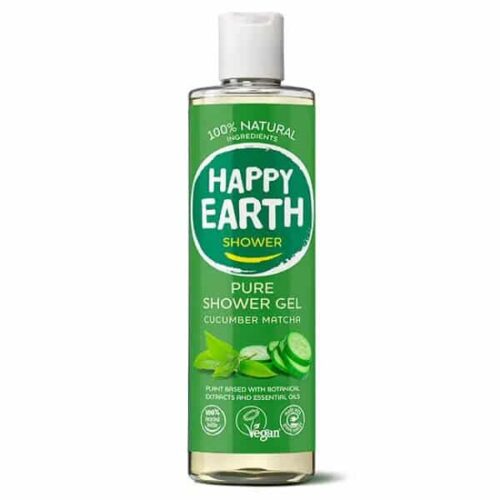 Happy Earth Shower Gel Cucumber Matcha