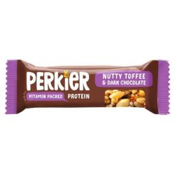Perkier Nutty Toffee Dark Chocolate Bar