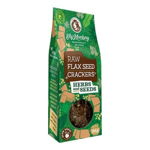 Elly Momberg Flax Seed Crackers Herbs and Seeds