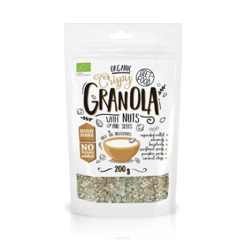 Diet Food Bio Granola with Nuts