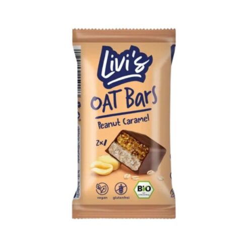 Livi's Peanut Caramel Oat Bars