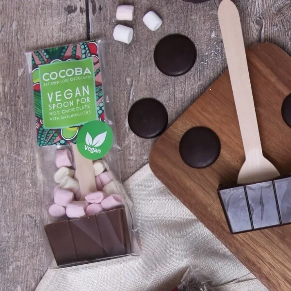 Cocoba Vegan Marshmallow Hot Chocolate Spoon