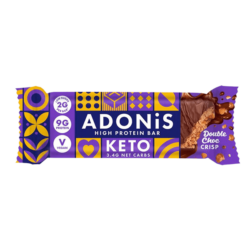 Adonis Double Choc Crisp Keto Protein Bar