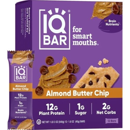 IQBAR Almond Butter Chip Bar