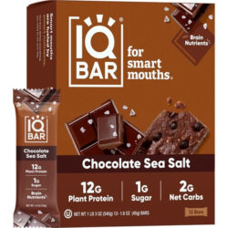 IQBAR Chocolate Sea Salt Bar