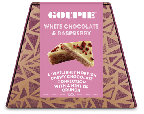 Goupie White Chocolate and Raspberry