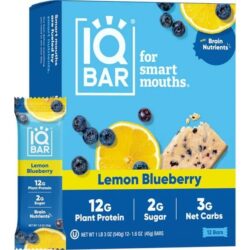 IQBAR Lemon Blueberry Bar