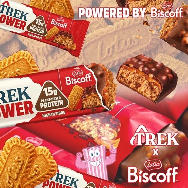 Trek Biscoff Power Protein Bar