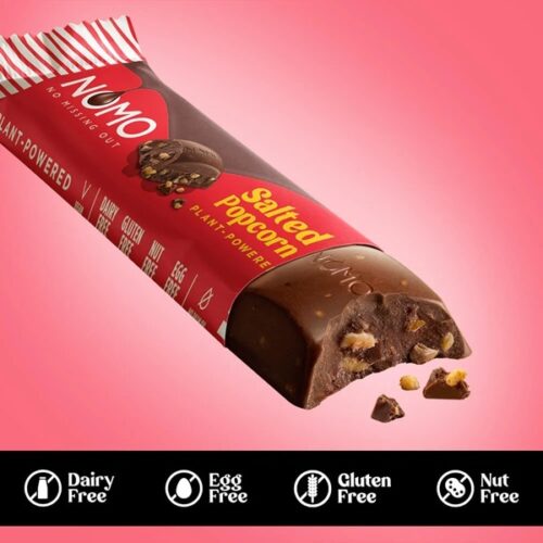NOMO Salted Popcorn Chocolate Bar
